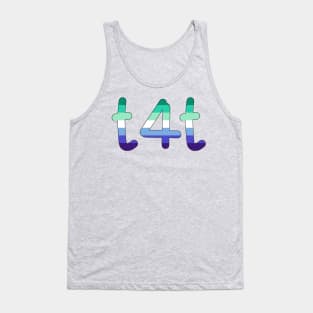 t4t (Gay Man Pride Colors) Tank Top